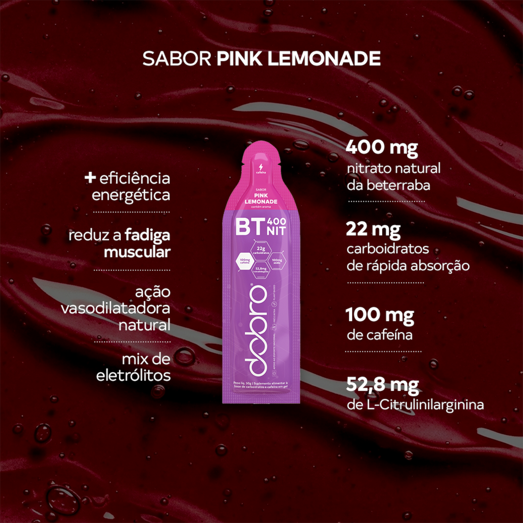 Compre BT 400 Nitrato Gel Pink Lemonade com Cafeína e Citrulina