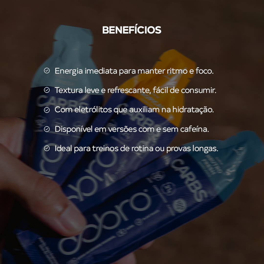 Compre Carbs Gel sabor Maracujá 10x30g com Qualidade | Dobro